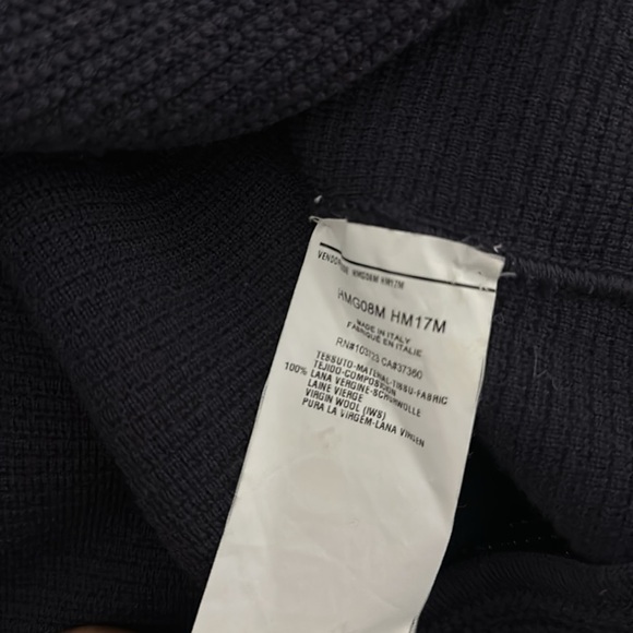 Armani Collezioni Double Breasted Virgin Wool Sweater - Picture 5 of 9